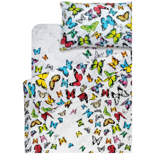 фото Комплект постельного белья бабочки шуйские ситцы