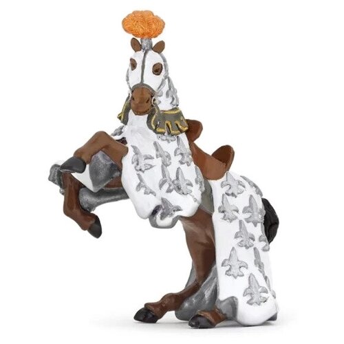 фото Фигурка рыцарский конь принца филиппа, белый 13 см из серии рыцари и замки игрушка papo