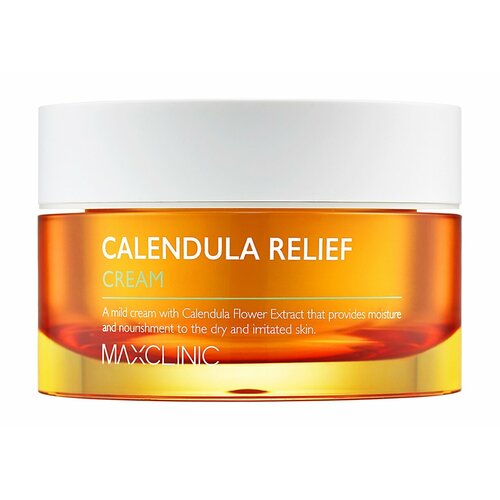 Увлажняющий крем для чувствительной и проблемной кожи лица Maxclinic Calendula Relief Cream maxclinic advanced cream увлажняющий крем для лица 50 мл