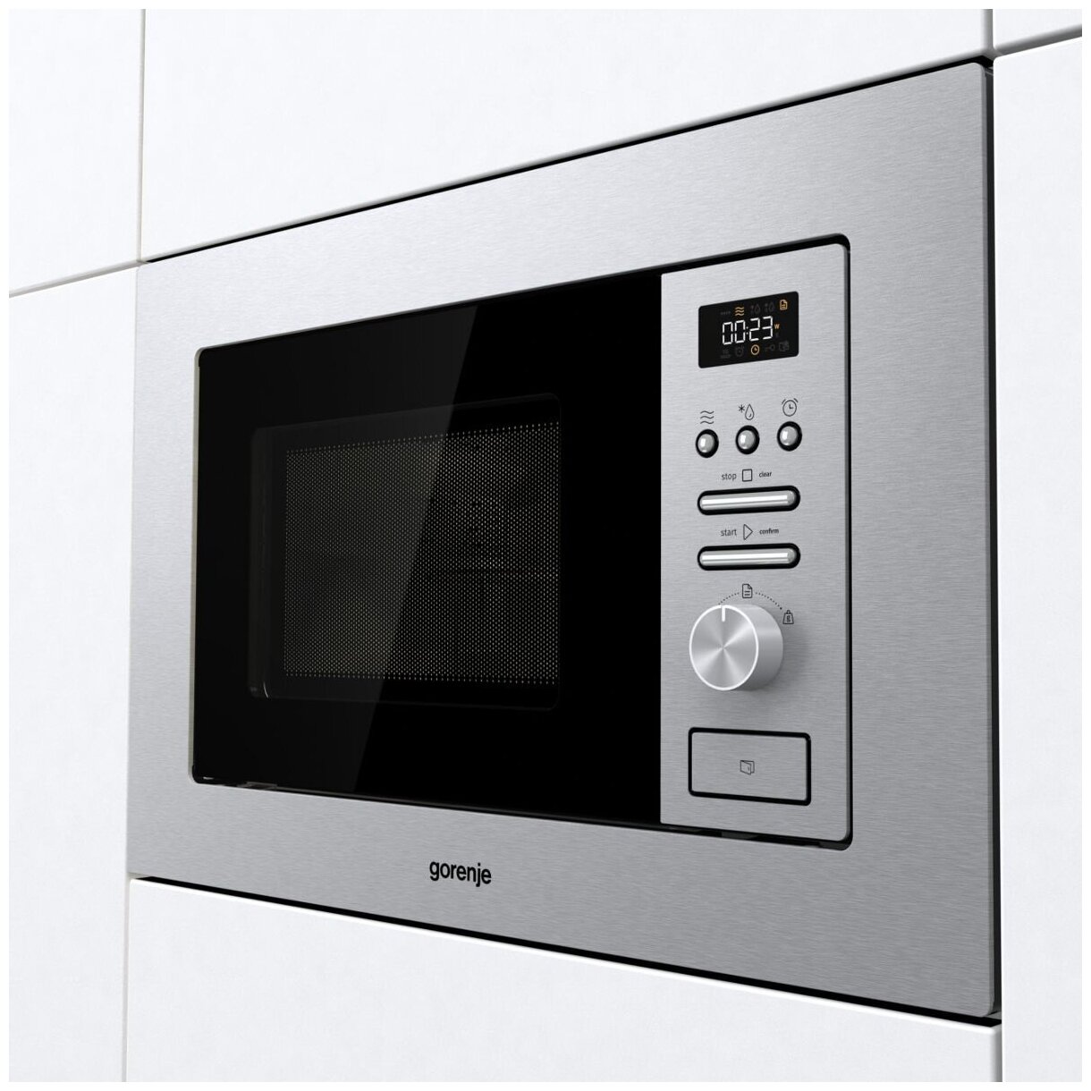 Микроволновая печь GORENJE BM201AG1X, 20 л, серебристый - фотография № 5