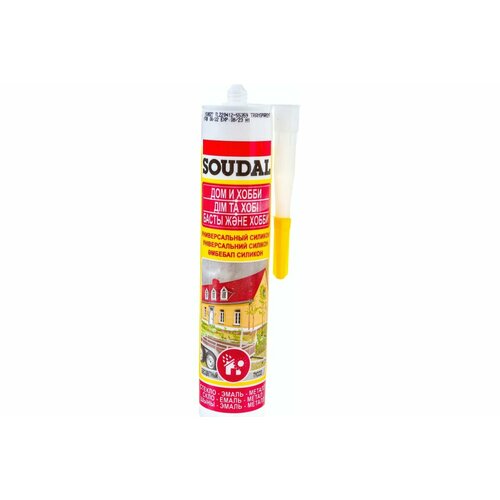 Soudal универсальный силикон бесцветный 105905