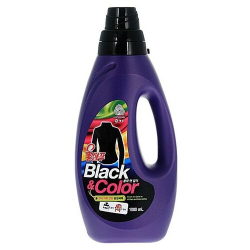 Жидкость для стирки Wool Shampoo Черное и цветное, 1 л, бутылка