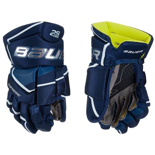 фото Перчатки хоккейные bauer supreme 2s pro s19 yth детские(8 / темно-синие/8)