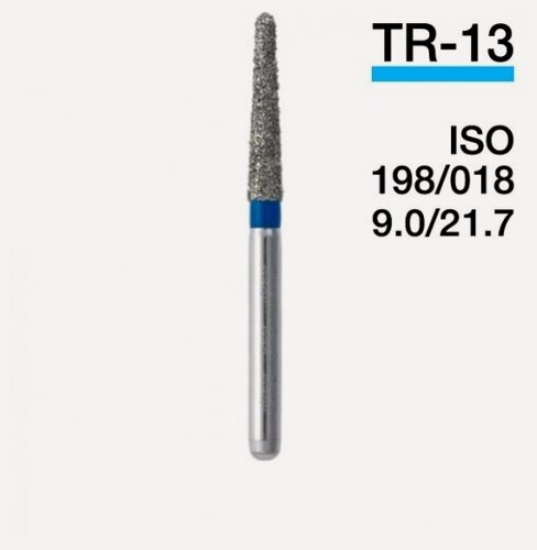 Изображение товара Боры TR-Конусообразный, закругленный кончик.(10 ШТ) Для турбинного наконечника применяется в стоматологии для препарирования.