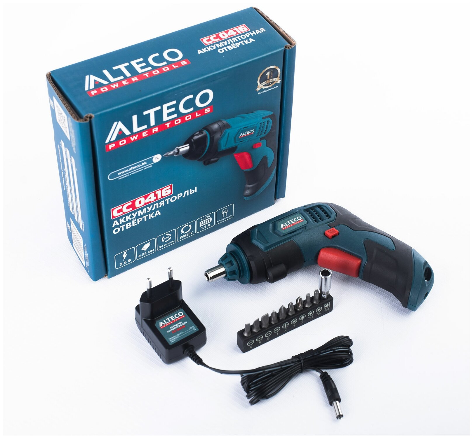 Alteco Аккумуляторная отвёртка СС 0416 27672 . - фотография № 6