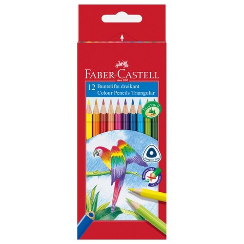 Faber-Castell Карандаши цветные, 12 цветов (116512)