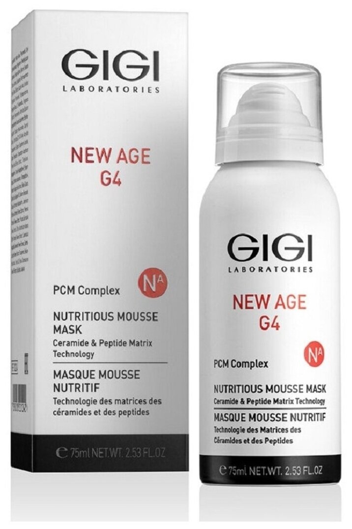 GIGI / New Age G4 Mousse Mask / Маска мусс экспресс-увлажнение 75мл