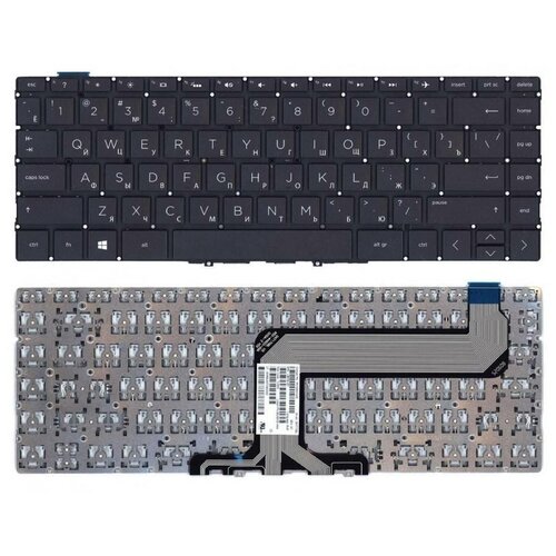 Клавиатура keyboard для ноутбука HP Spectre Folio 13-AK 13-AK0013DX 13-AK0015NR 13-AK1016NR черная с подсветкой 2033₽