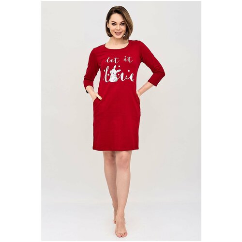 фото Платье lika dress, размер 54, красный