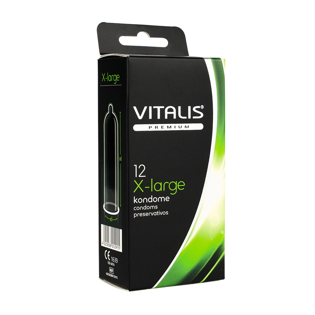 Презервативы VITALIS Premium X-large увеличенного размера 12 шт