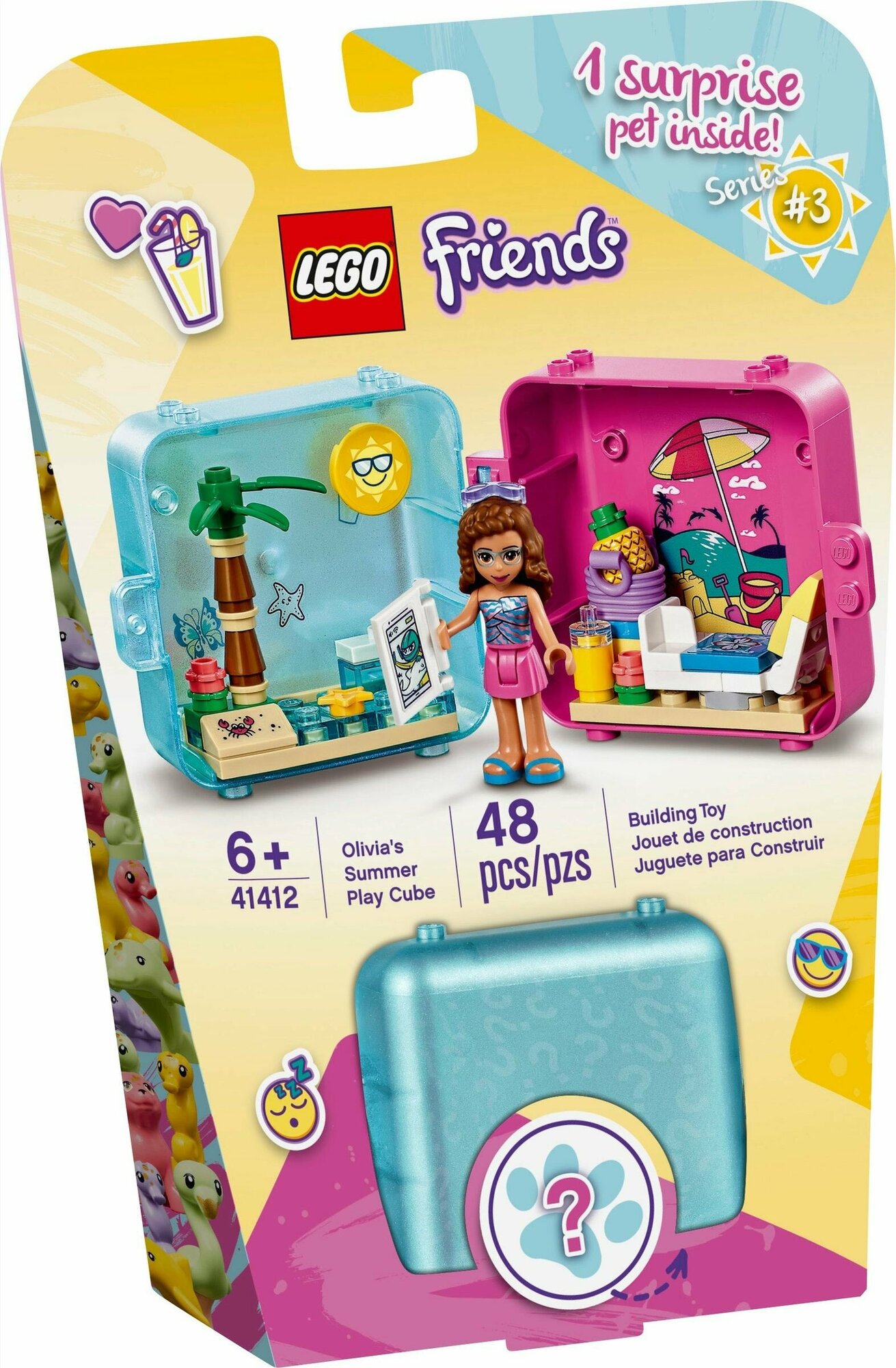 Конструктор LEGO Friends 41412 Летняя игровая шкатулка Оливии, 48 дет.