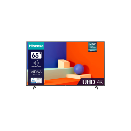 Телевизор Hisense 65 Ultra HD Smart TV ОС VIDAA U6 Wi-Fi PCI 1600 DVB-T2TCS2S 2х10W CI14 3хHDMI 2хUSB Works with Alexa Alexa Built-in GA Google Assistant built-in VIDAA Voice Yandex Black 5287400₽