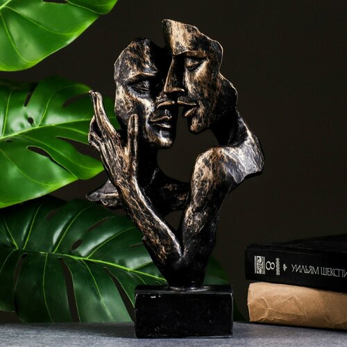 Фигура интерьерная / Влюблённые / черное золото / декоративная / современная