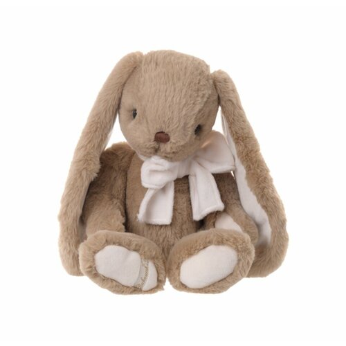 Игрушка мягкая «Кролик Patrick» в шарфе серо-коричневый, Bukowski, 40 см, Швеция игрушка мягкая кролик junior kanini синий bukowski 22 см швеция