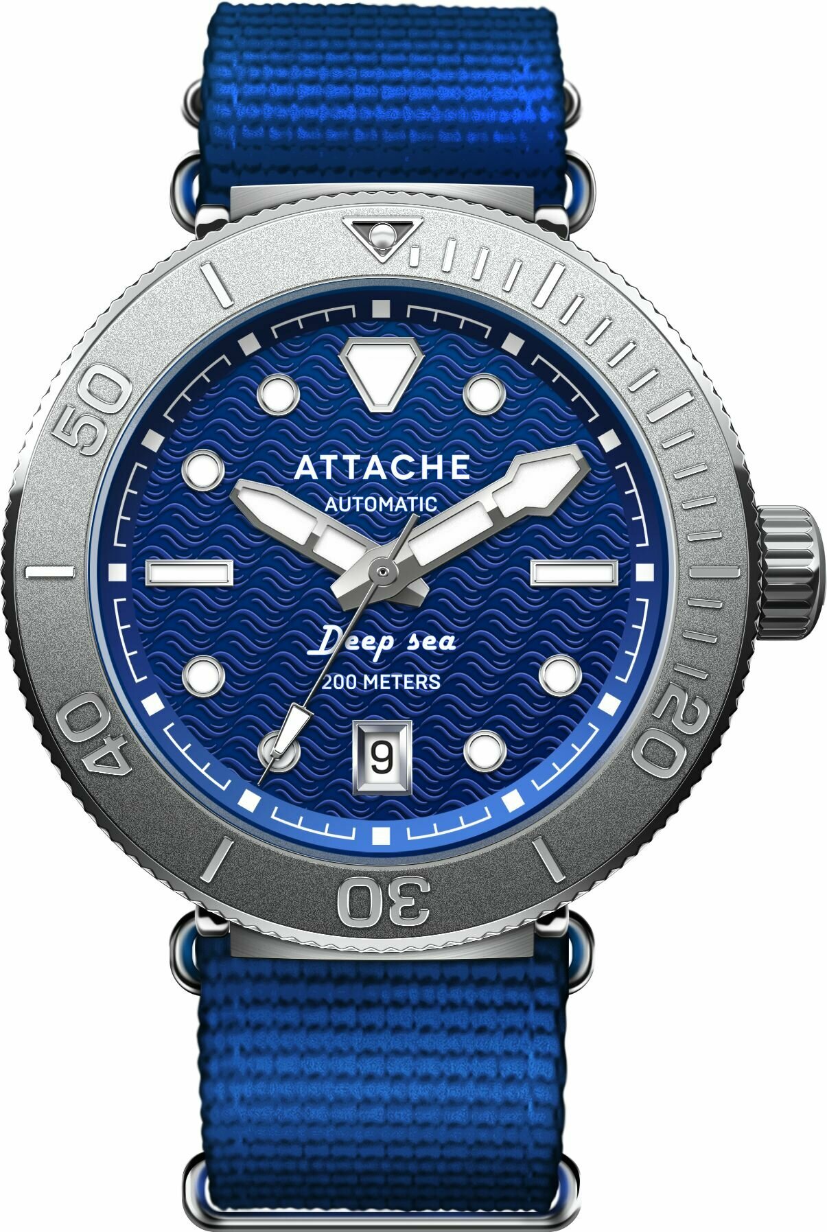 Часы Attache Deep Sea наручные мужские механические с автоподзаводом