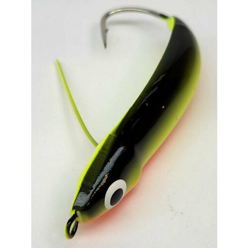 фото Блесна для рыбалки колебалка незацепляйка rapala rattlin' minnow spoon цвет rms-28 черно-желтый 6.5 см. 10 гр приманка рыболовная