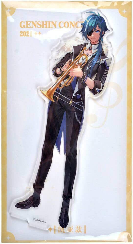 Акриловая фигурка Genshin Concert Melodies of an Endless Journey Character Acrylic Stand Kaeya ЭМСИ - фото №3