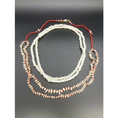 Набор из 2 комплектов бус, стекло, перламутр, бисер, 1970-2010 гг.