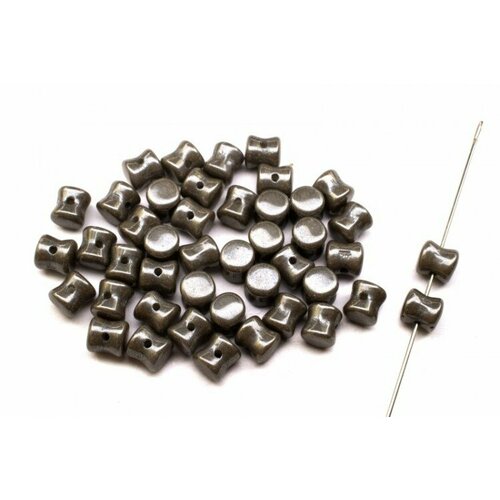 Бусины Pellet beads 6х4мм, отверстие 0,5мм, цвет 03000/14449 серый глянцевый, 732-028, 10г (около 60шт) бусины pellet beads 6х4мм отверстие 0 5мм цвет 03000 14459 зеленый глянцевый 732 031 10г около 60шт