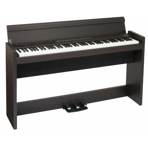 Korg LP-380 RWBK цифровое пианино, цвет черный korg lp 380 rw u цифровое пианино цвет палисандр