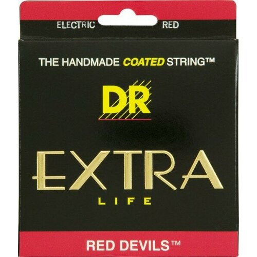 Струны для электрогитары DR Extra Life Red Devils RDE-10 10-46