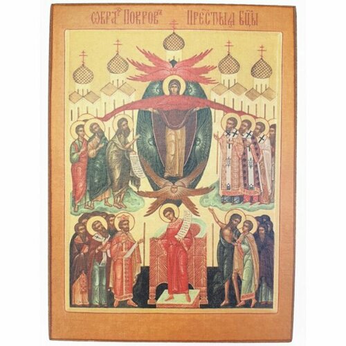 Икона Божья Матерь Покров (копия старинной), арт STO-486
