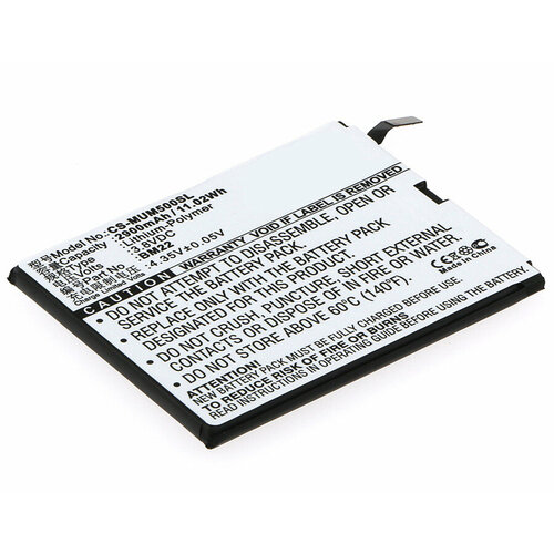 Аккумулятор CS-MUM500SL (BM22) для Xiaomi Mi5 3.8V / 2900mAh / 11.02Wh аккумуляторная батарея ibatt 2900mah для xiaomi mi5 pro mi5 gold edition dual sim mi5 pro ceramic editio