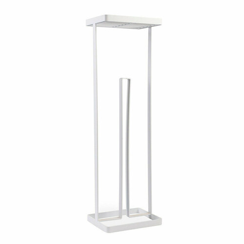 Держатель для туалетной бумаги Ulitka Overtop с полкой металл белый 74105002 4979₽