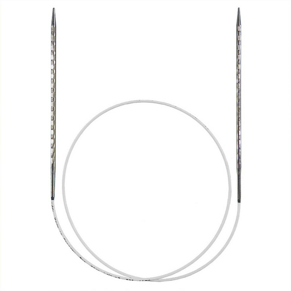 Спицы ADDI Concept by Katia Cube супергладкие 718-7, диаметр 3.5 мм, длина 150 см, общая длина 150 см, серебристый