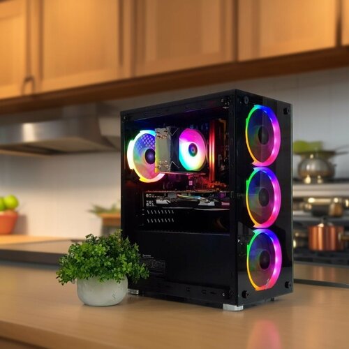 Игровой Пк Intel Core i5-10400F, AMD RADEON RX580 8GB, 16GB DDR4, SSD M.2 512GB, Win 10Pro .