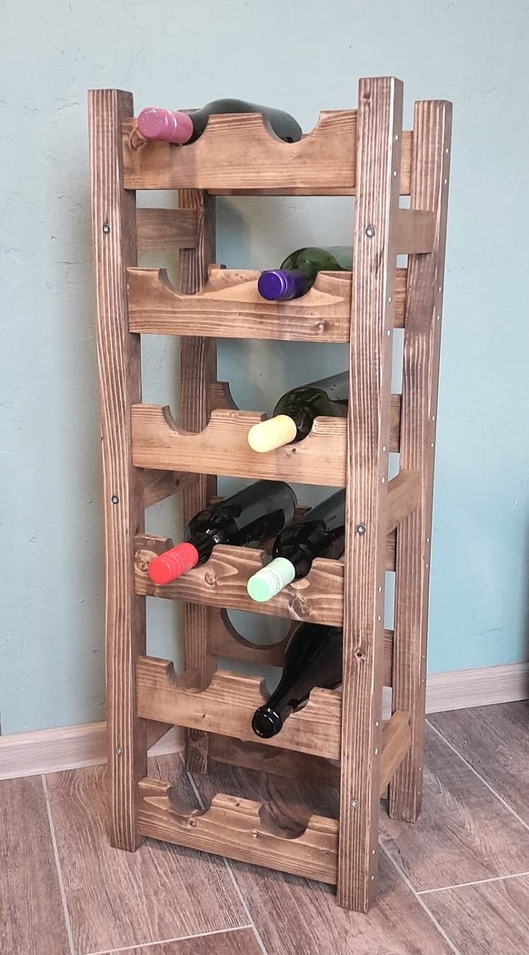 фото Стеллаж для вина на 12 бутылок