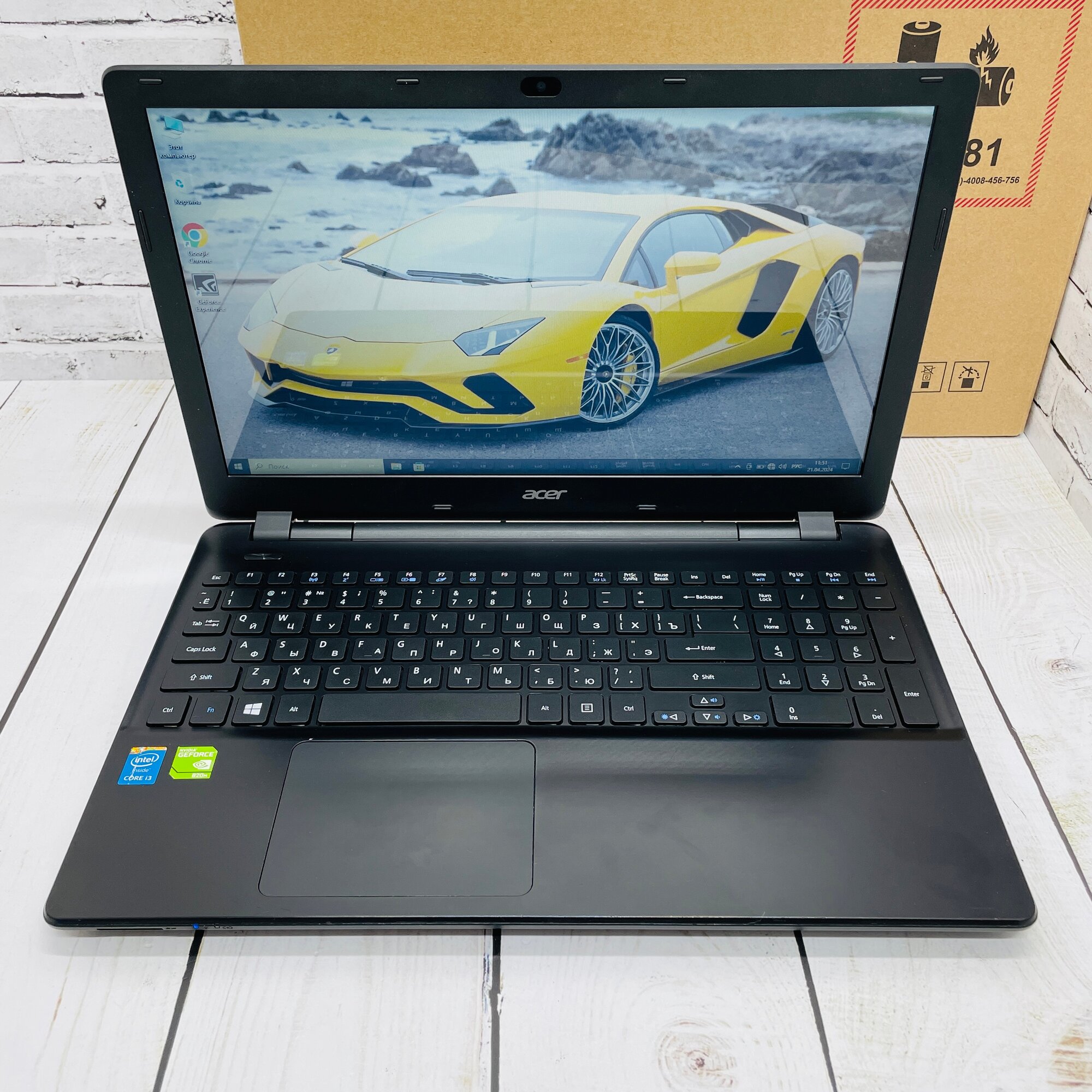 Игровой ноутбук Acer 2510 - 15.6", Intel Core i3-4030U, 8Gb DDR3, 240Gb SSD, GeForce GT820M