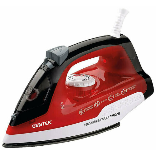 Утюг Centek CT-2347 RED утюг centek ct 2347 фиолетовый