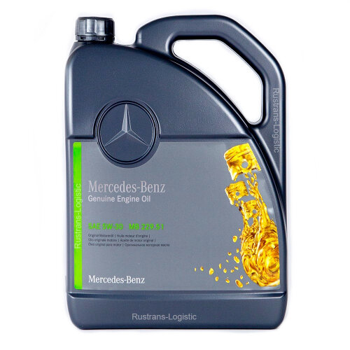 Mercedes-benz Моторное масло MB 229.51 5W-30 синтетическое 5 л