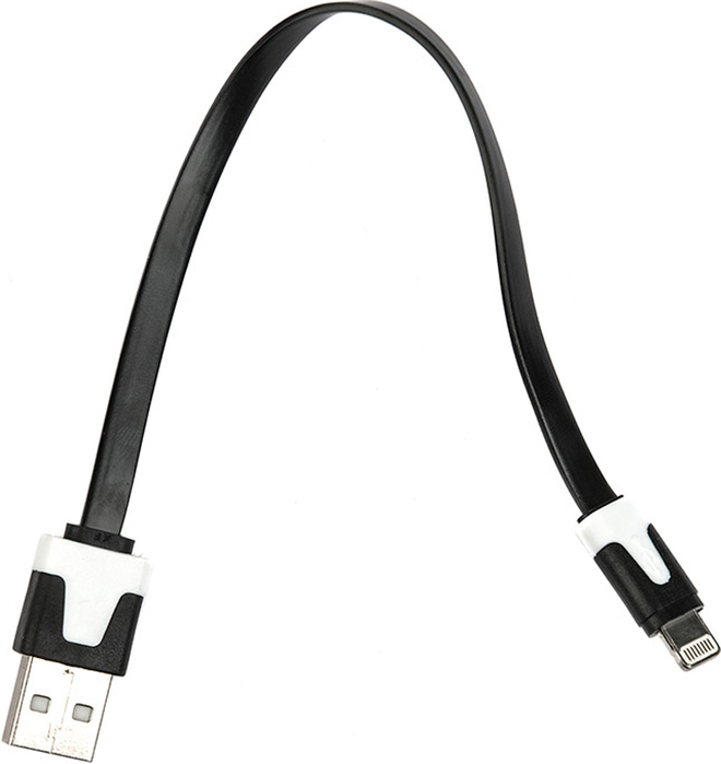 Кабель Кабель для зарядки и передачи данных, USB - Lightning, 0,15м, Dialog HC-A6401 (черный)