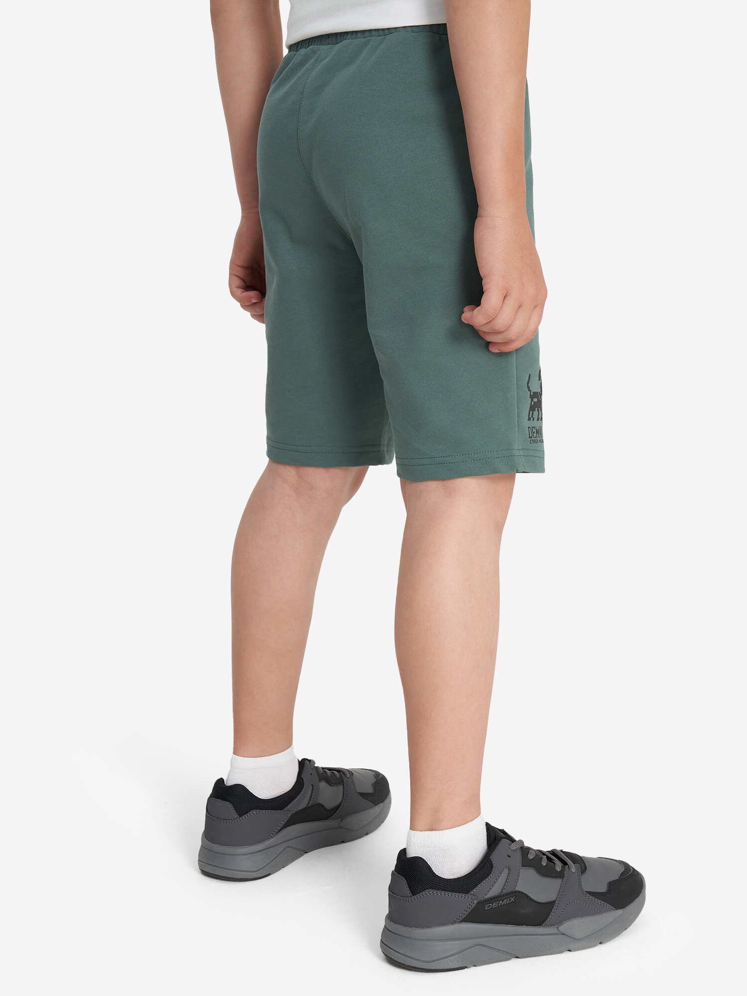 Шорты Demix, размер 158-164, зеленый, — фото 1