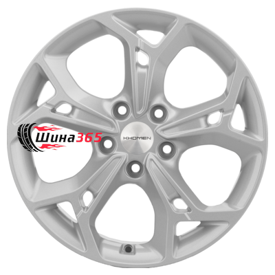 Колесный диск Khomen Wheels KHW1702 (RAV4) 7x17/5x114,3 ET39 D60,1 F-Silver