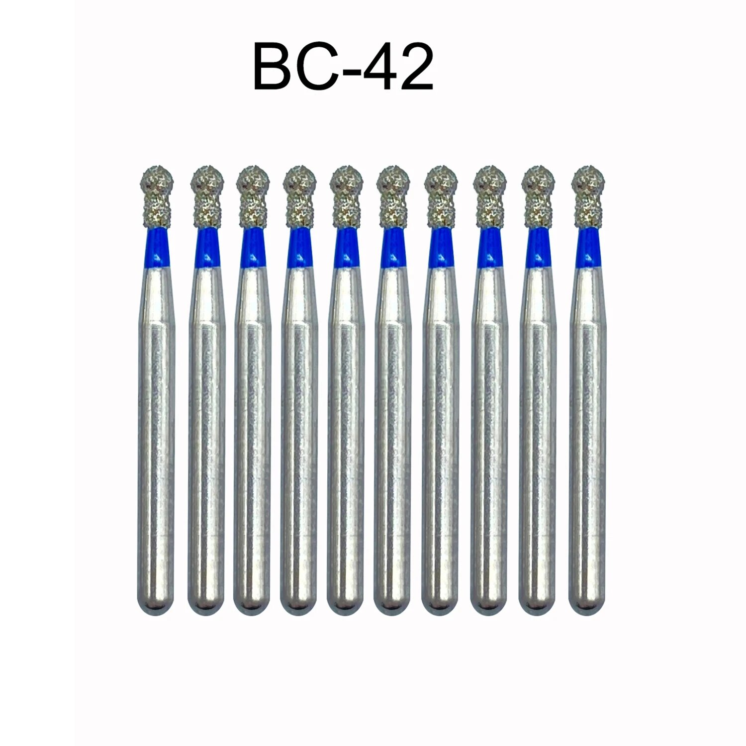 WELL CK Стоматологические алмазные боры FG 1,6 мм, 10pcs BC-42