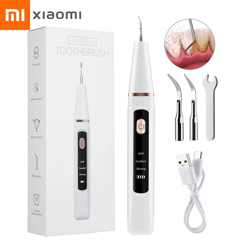 Xiaomi Mijia ультразвуковой скалер для зубов, Белый — фото 1