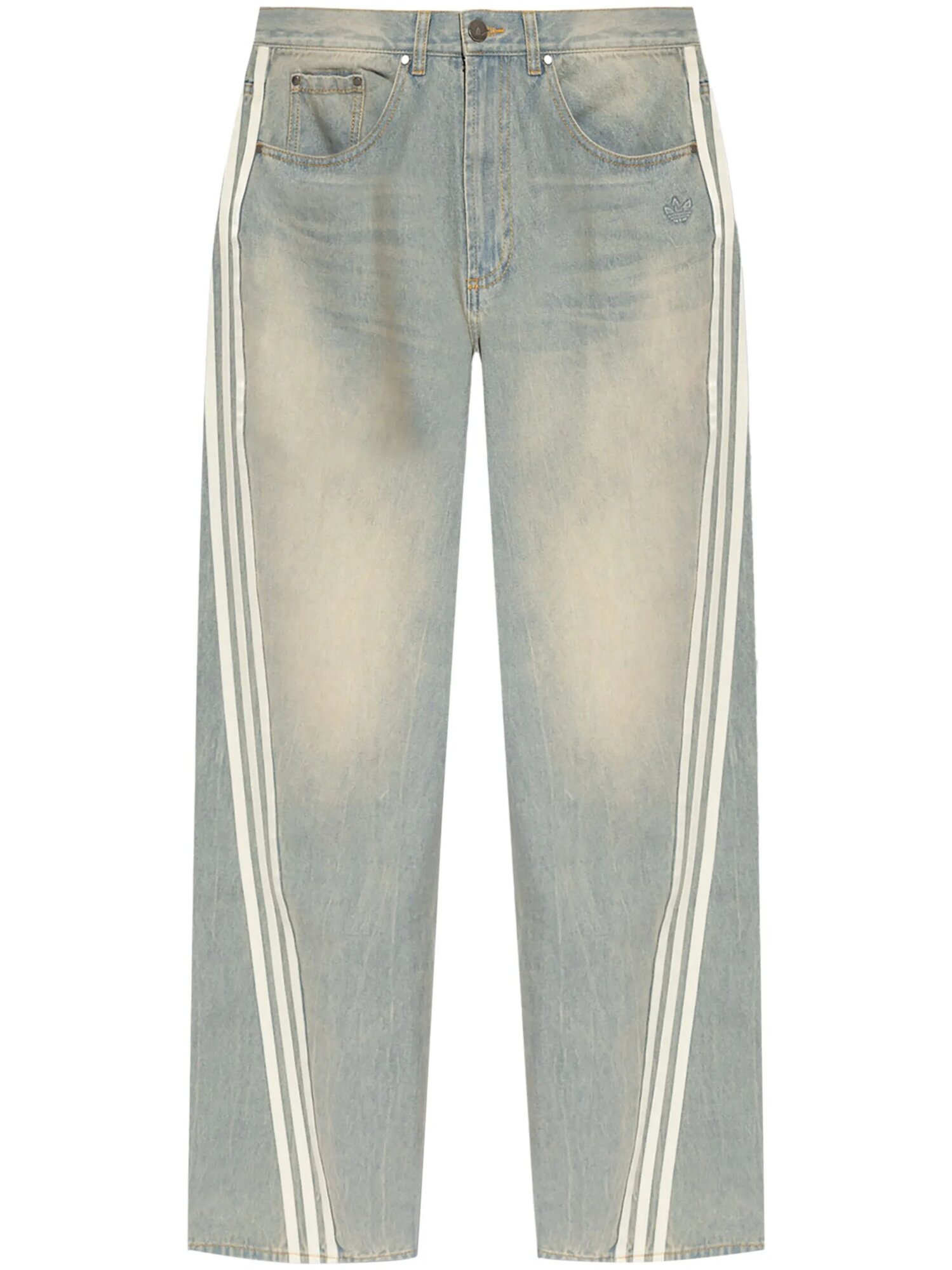Джинсы adidas 3-Stripes, размер 30 JEAN, cиний