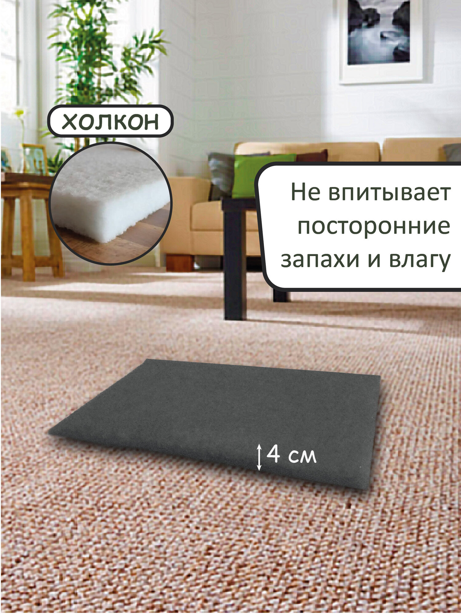 Лежаки Для Животных Xiaomi Лежанка для кошек и собак со съемным чехлом, серый, 70х50 см