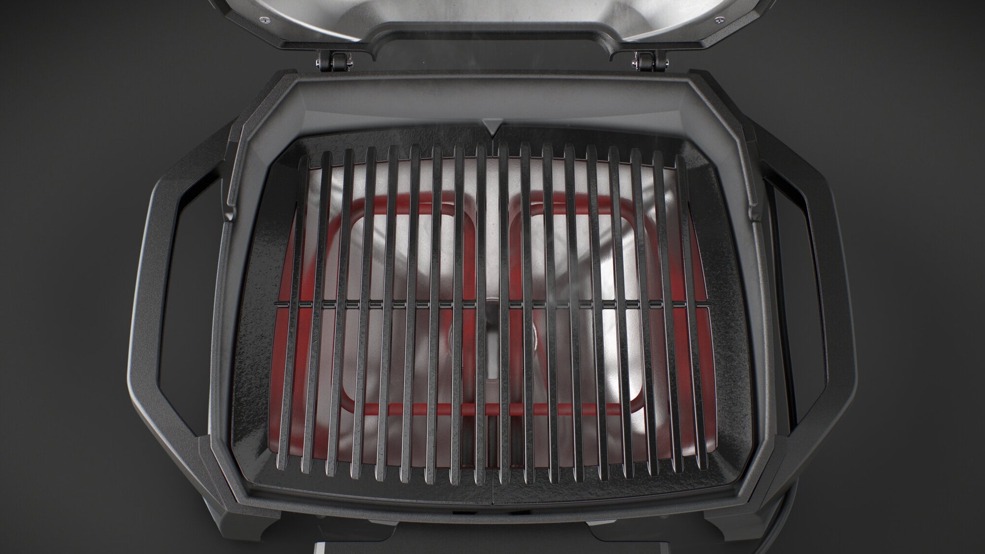 Электрический гриль Weber Pulse 1000 черный, 81010079 - фото №6