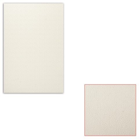 Белый картон грунтованный для масляной живописи 20х30см, 0,9мм, маслян. грунт, одностор,