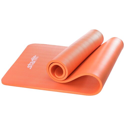Коврик для йоги и фитнеса STARFIT FM-301 NBR, 1,5 см, 183x61 см, желтый