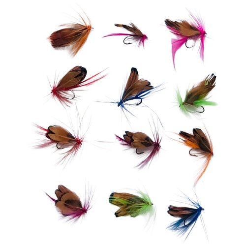 Набор нахлыстовых мушек 12 шт Мушка для рыбалки