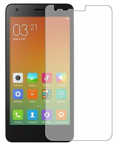 Xiaomi Redmi 2 защитный экран Гидрогель Прозрачный (Силикон) 1 штука