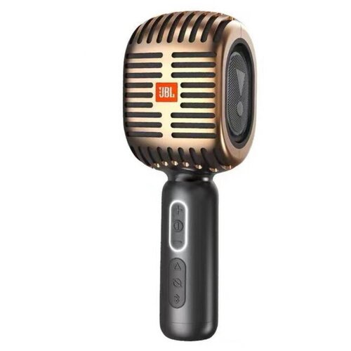 Микрофон универсальный JBL KMC 600 Wireless All in One Karaoke Microphone, золотой