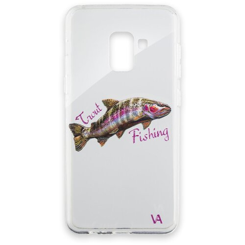фото Чехол силиконовый veduta samsung galaxy a8 trout fishing