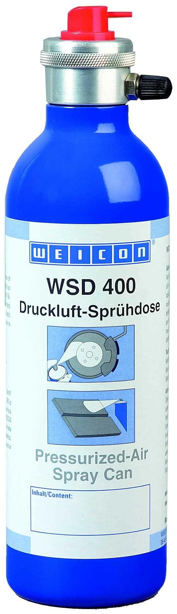 WEICON Баллон со сжатым воздухом WSD 400 для распыления технических жидкостей