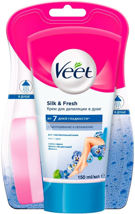 Veet MINIMA, крем для депиляции в душе для чувствительной кожи, 150 мл